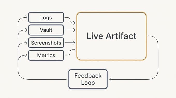 Visual artifacts become control surfaces