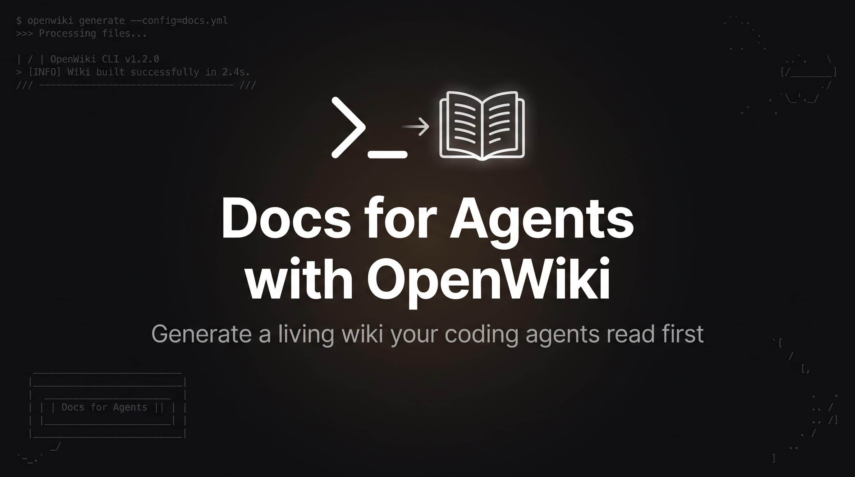 Docs for Agents with OpenWiki